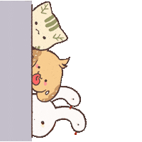chimera_abyss cat dog kawaii animals Sticker