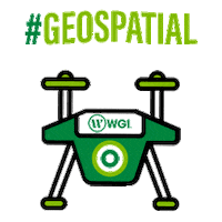 wgi drone uas surveying wgi Sticker