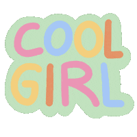 Happy Girl Sticker