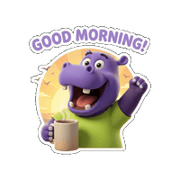 Happy Good Morning Sticker