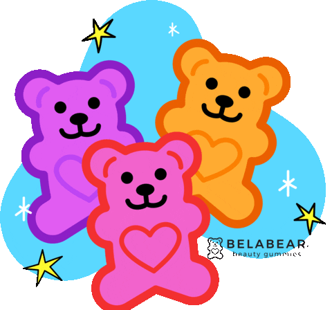 belabeargummies giphyupload beauty fitness fit Sticker