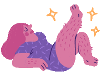 Feminism Hairy Legs Sticker by Marie Boiseau
