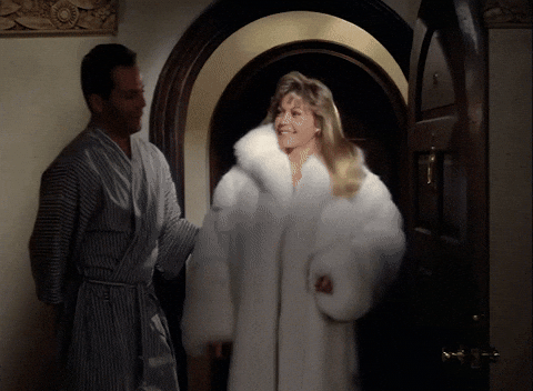 furglamor giphyupload 1980s fur coat fur glamor GIF
