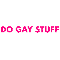 gay queer Sticker by DoTheBay