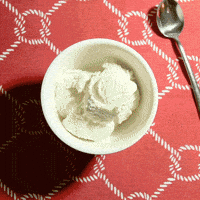 ice cream strawberries GIF by Evan Hilton