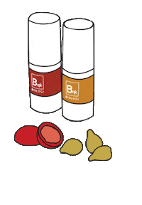BIOLOGISERUM eye fruit kakadu biologi Sticker
