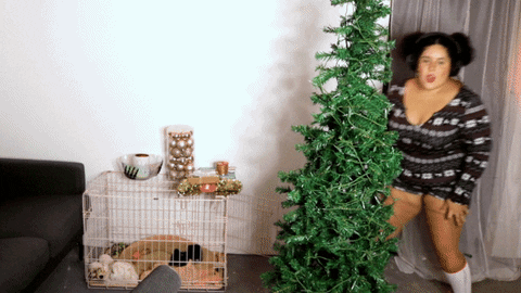 Excited Feliz Navidad GIF