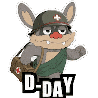 Landing World War 2 Sticker