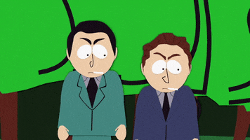 two men smoking cigarettes GIF by South Park 
