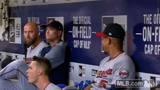 eduardo escobar laughing GIF by MLB