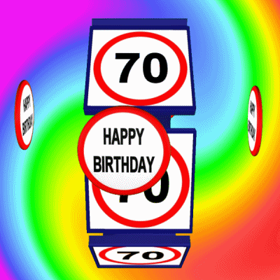 70Th Birthday GIF