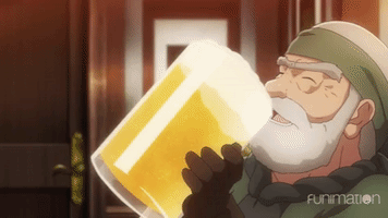 restaurant to another world beer GIF by Funimation