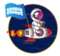 cookieplanet planet cookie chip cookieplanet Sticker