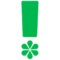 Flower Exclamation Mark Sticker by Ecover