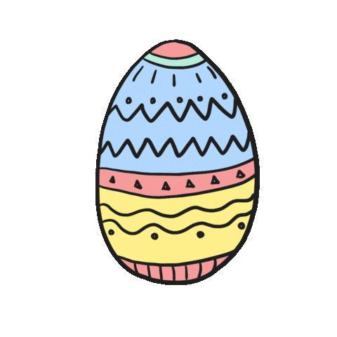 Easter Egg Sticker by LittlefieldGIF