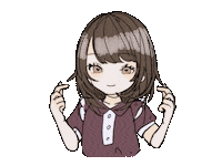 bk2469 love anime heart girl Sticker