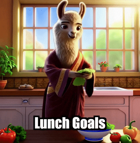 Lunch Goals Eating GIF by dalaillamazen