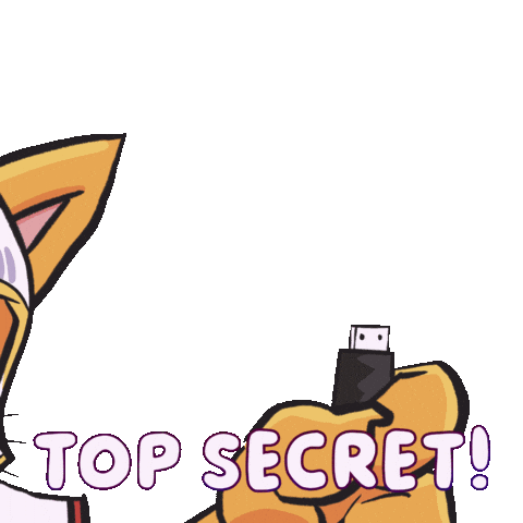 Stop Talking Top Secret Sticker by VeeFriends