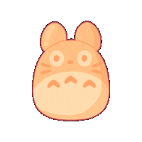 chuchuillustrations studio ghibli ghibli totoro hayao miyazaki Sticker