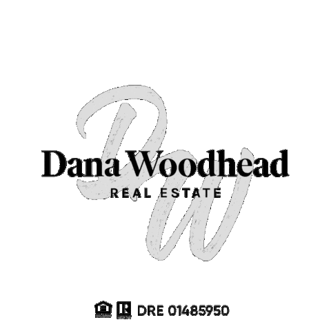 Danawoodheadlogogifblackgif Sticker by JohnHart Real Estate