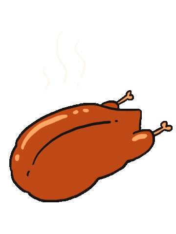Duck Thanksgiving Sticker