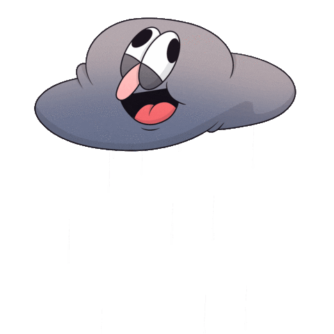 Storming Rainy Day Sticker by freshcake