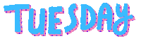 days of the week 90s Sticker by jesscoutureart