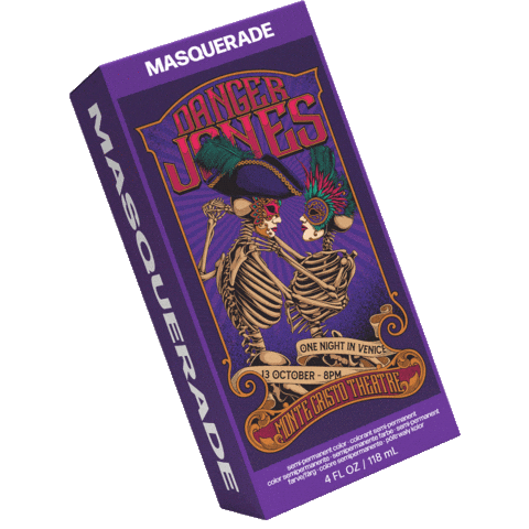 Purple Hair Masquerade Sticker by Danger Jones™