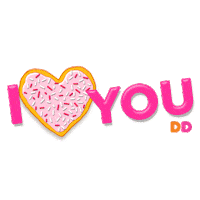 i love you Sticker by Dunkin’ Donuts