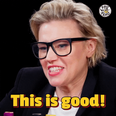 I Like This Kate Mckinnon GIF by First We Feast