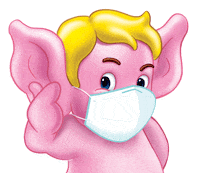 carriemalaysia love heart kids mask Sticker