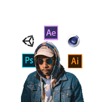 Animation Photoshop Sticker by J.B. Kinard