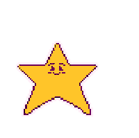 Star Starring Sticker by YON