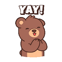 Happy Lets Go Sticker by BEARISH