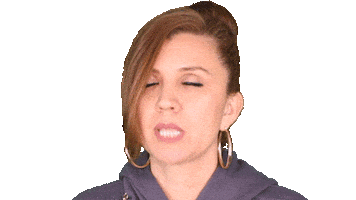 La La La Eye Roll Sticker by Amanda Cee Media