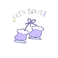 courtelizbth skating figure skating ice skating cute bunny Sticker
