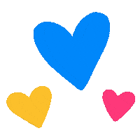 Love Is Love Hearts Sticker by Rainbow Brains