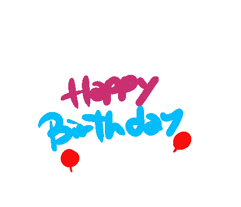 Happy Birthday Party Sticker