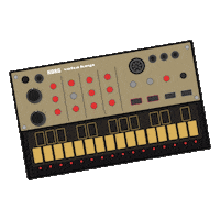 synth volca Sticker by Korg USA