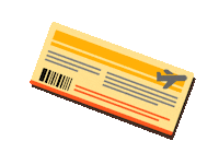 Ticket Boraviajar Sticker by Grupo Cidade