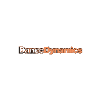dancedynamicsaustralia dance orange spin d Sticker