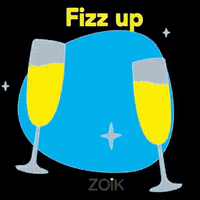 Cheers Sparkling GIF by ZOiK