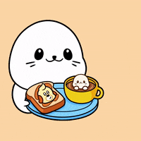 Good Morning Coffee GIF by Sappy Seals