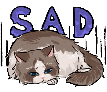 Sad Face Sticker