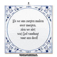 Moment Hoop Sticker by Tegelspreuken.nl