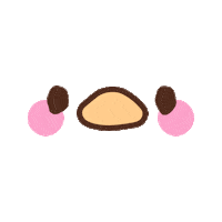 Illustration Bunny Sticker by MOZOMOZO もぞもぞ