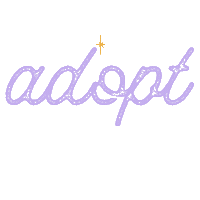Sparkle Adopt Sticker by HeARTs Speak