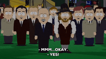 men thanksgiving GIF by South Park 