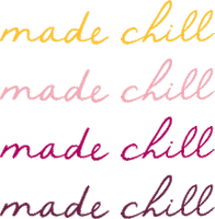 chill Sticker by Arctic Summer