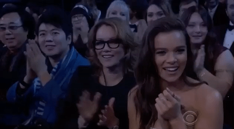 hailee steinfeld 60th grammys GIF by Recording Academy / GRAMMYs